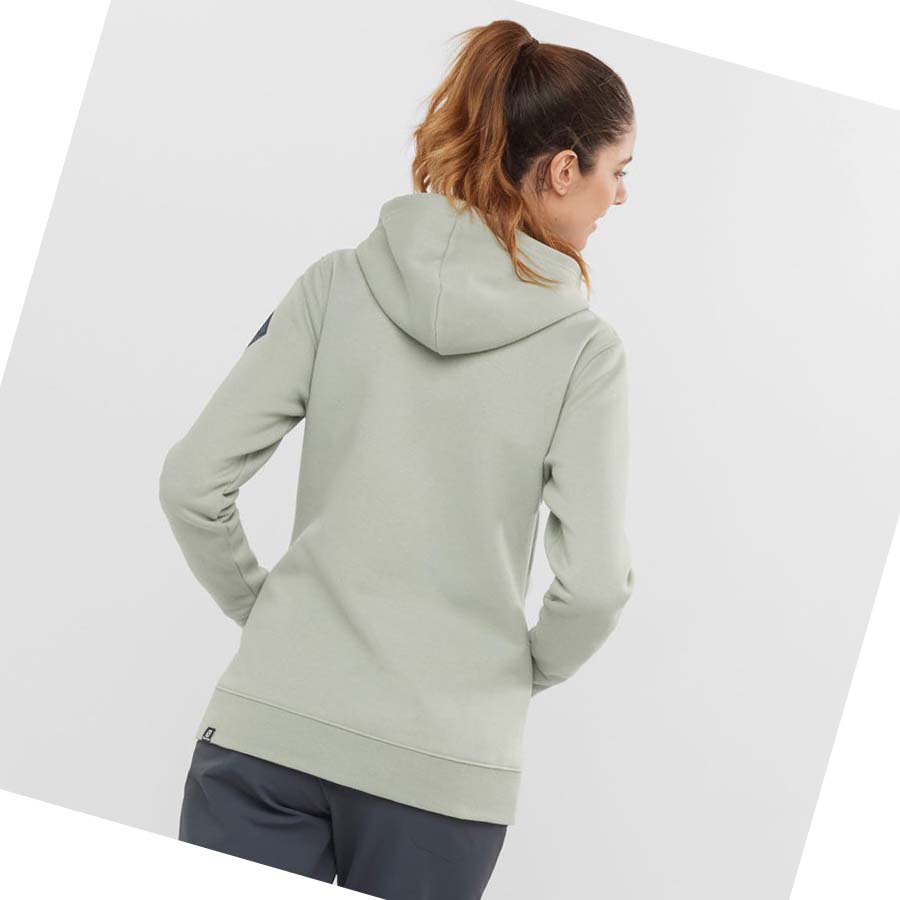 Sudadera Con Capucha Salomon ESSENTIAL WARM SALOMON Mujer Beige | MX 2516KOR